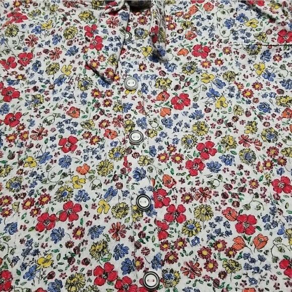 Anthropologie Postage Stamp 9-H15 STCL Wildflower Floral Knot Chic Boho Tank Top - Picture 3 of 6